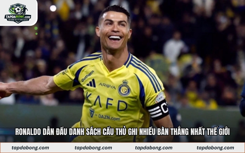 Cristiano Ronaldo – Cầu thủ ghi nhiều bàn thắng nhất thế giới với hơn 900 bàn